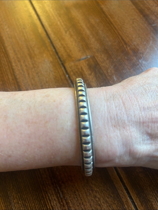 Jewelry - Southwest Navajo style heavy sterling cuff. Makers mark C*S. 925 mark clear.